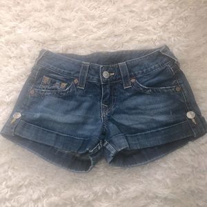 True Religion jean shorts